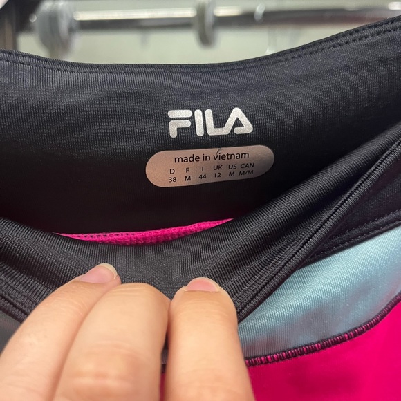 FILA Tennis Skirt Skort Like New! Fun Colors! Back Zip Pocket! - Picture 3 of 8